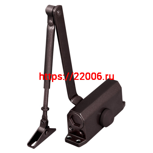 Доводчик Punto (Пунто) дверной SDC2040 BR 55-80 кг (коричневый)