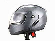 Мотошлем VIRTUE MD-903 трансформер с визором серый карбон (XL)