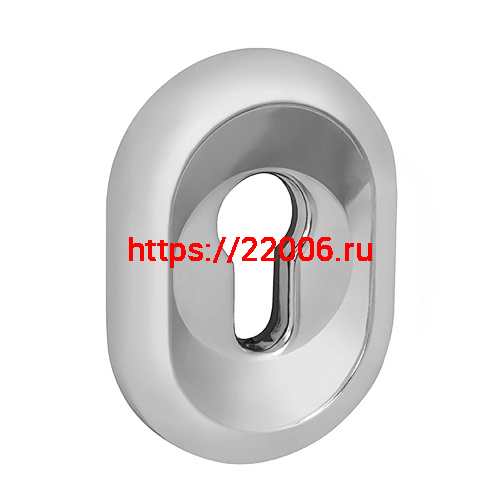Накладка Fuaro (Фуаро) на цилиндр ESC.C/CRE/OV.12 (ESC-12C) CP хром (2шт. в уп.,отгр. по 1 шт.)