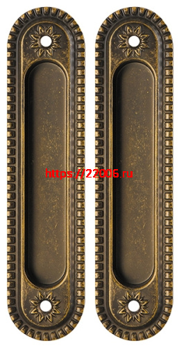 Ручка Armadillo (Армадилло) для раздвижных дверей SH.CL152.010 (SH010/CL) OB-13 античная бронза