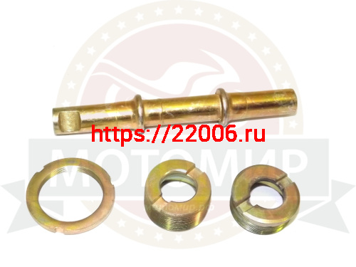 Кареточный узел в сборе (безрезьбовой, под клин, подшипник 3/16*9, ось 145мм),  ("Десна") (ETA-01) фото 2