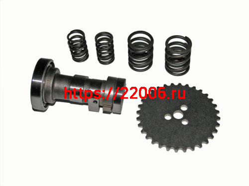 Распредвал со звездочкой и пружинами клапанов YX150 Распредвал со звездочкой и пружинами клапанов YX150