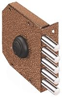 Замок Elbor (Эльбор) накладной Базальт 1.05.53.МА никель, сув., 5 риг., медный антик