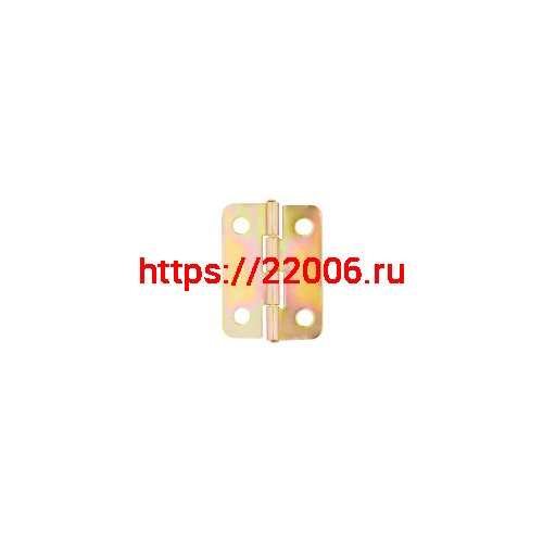 Петля Ajax (Аякс) карточная универсальная LM/IN18x24x0,5U YZN желтый цинк (4 шт)