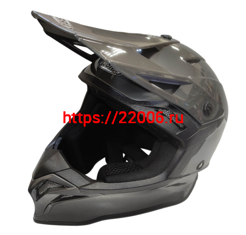 Шлем кроссовый COBRA EC H337, серый титан, размер M