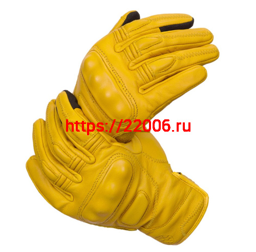 Перчатки SCOYCO (оригинал) MC-154, кожанные желтые, р-р  M