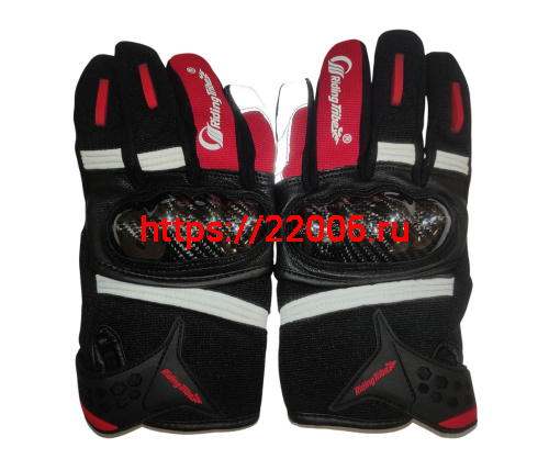Перчатки PRO-BIKER MCS-57 (чёрно-красные), р-р L фото 3