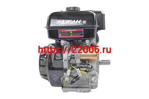 Двигатель LIFAN 18,5 л.с. NP460E с катушкой 18А, электростартер (459cc, вал d25) фото 2