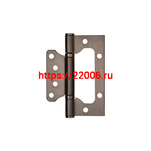 Петля Ajax (Аякс) универсальная без врезки IN4000W GR (100/P-2B 100x2,3) графит