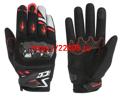 Перчатки SCOYCO (оригинал) MC-137, красные, р-р  M