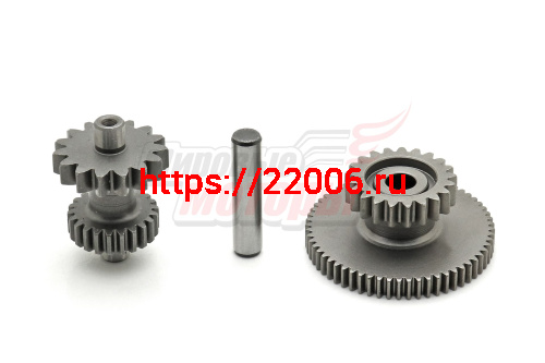 Шестерни электростартера 166FMM YX (CB250)