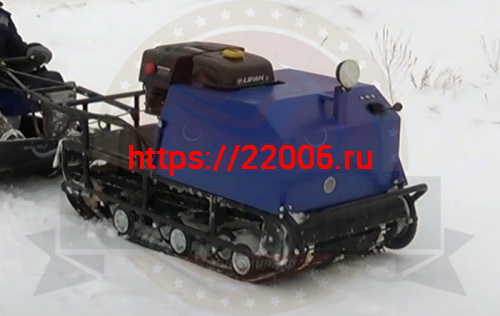 Мотобуксировщик без лыжного модуля 15 л.с., С РЕВЕРСОМ ЛИДЕР-1Р-3Т-15АП (3 тл.), АДАПТИВНАЯ ПОДВЕСКА