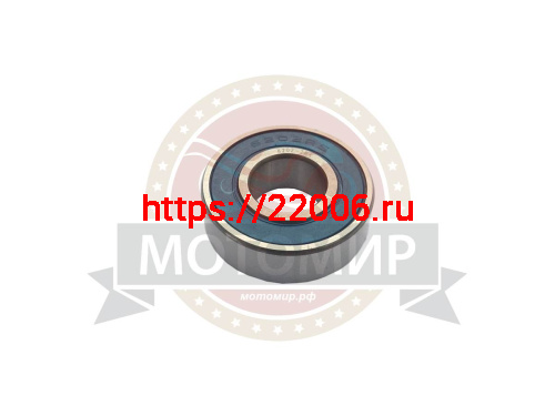 Подшипник 180202 (15x35x11) закрытый резиной (6202 2RS) (Россия)