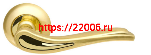 Ручка Armadillo (Армадилло) раздельная Octan LD64-1SG/GP-4 мат золото/золото