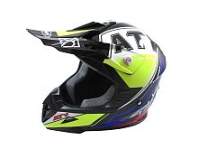 Мотошлем YM-915 черный/star (S)