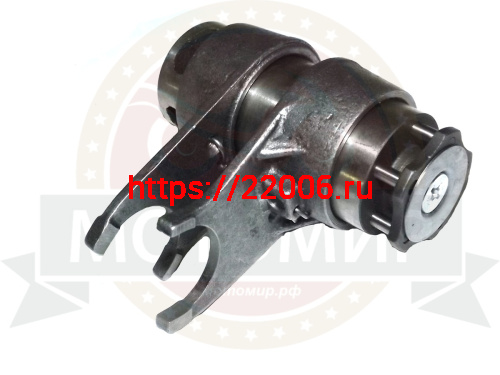 Вал червячный п/п (копирный) Альфа "Zodiak" в сборе с вилками №1 по кругу фото 2