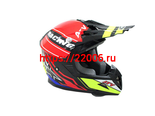 Мотошлем YM-915 черно-красный (XL)