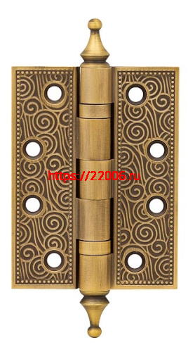 Петля Armadillo (Армадилло) универсальная Castillo CL 500-A4 102х76х3,5 WAB Матовая бронза