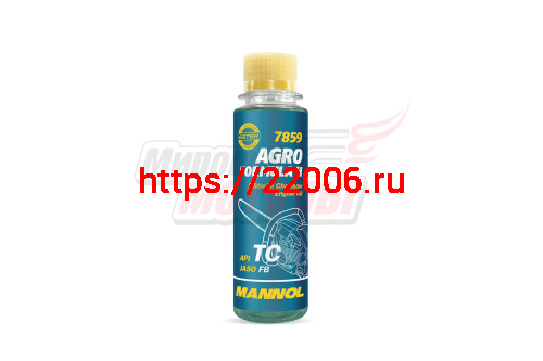 Масло 2T MANNOL AGRO for Husqvarna API TC JASO FB (120мл) (синт.) СИНЕЕ 7859