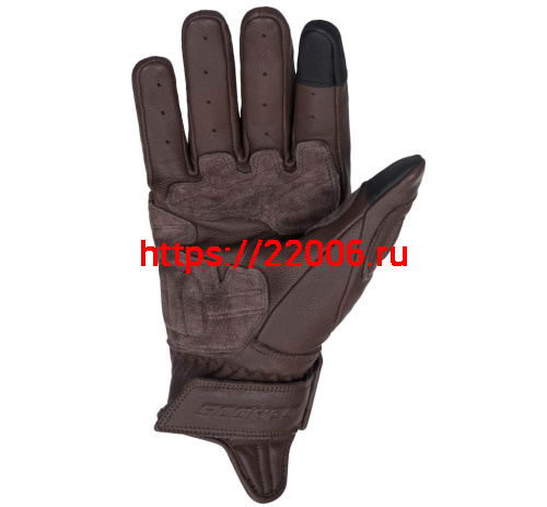 Перчатки SCOYCO (оригинал) MC-154, кожанные, коричневые, р-р  XL фото 2