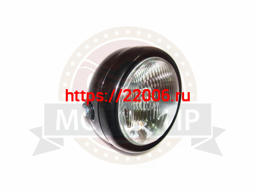 Фара Zodiak, Альфа круглая (черная) фото 2