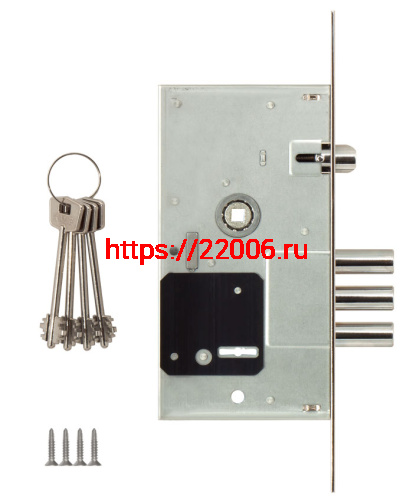Замок Kale kilit (Кале килит) врезной сувальдный с защёлкой 252/RL (тех. упаковка), 5 кл. фото 2