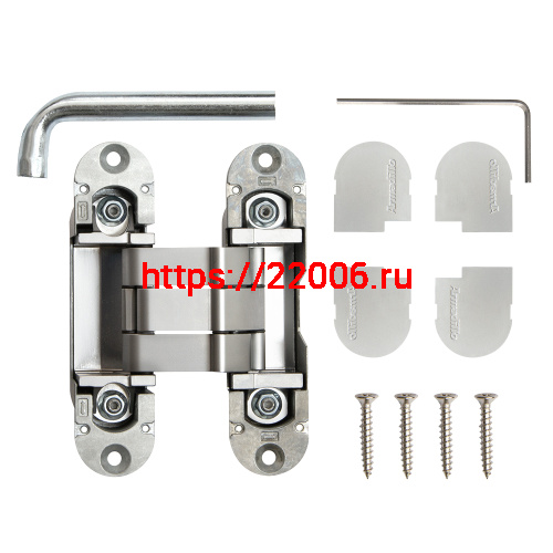 Петля Armadillo (Армадилло) скрытой установки U3D8000.VPG SC мат. хром TECH фото 4