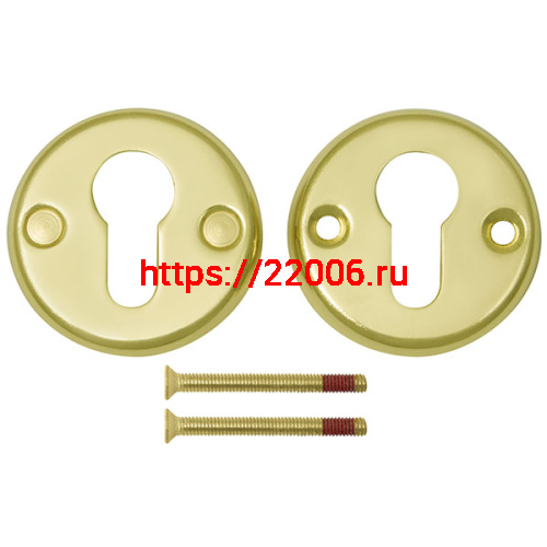 Декоративная Fuaro (Фуаро) накладка ESC-С-001-GP цилиндровая (золото) подвес фото 2