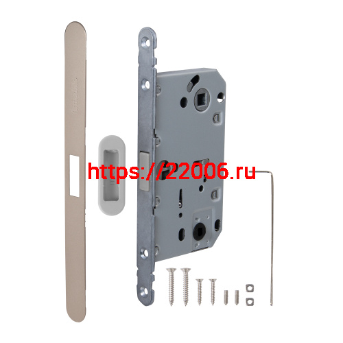 Магнитная Armadillo (Армадилло) защелка WC с ответной планкой GRAVITY.PRO G01.196.50.96 SN мат никель фото 3