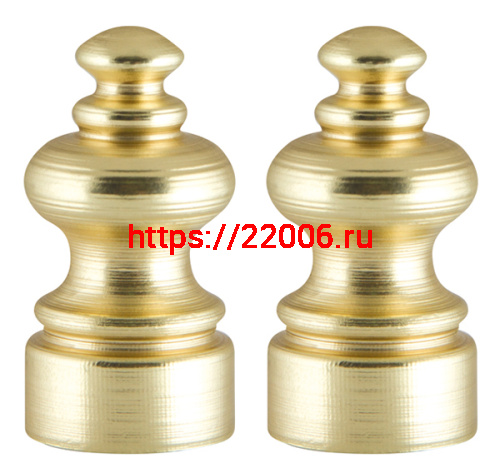 Колпачок DECORATIVE Armadillo (Армадилло) для универсальной петли OPTIMUM SG Мат. золото (2 шт.)