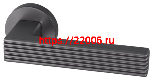 Ручка Armadillo (Армадилло) раздельная R.URB52.LINE (LINE URB6) BPVD-77 вороненый никель