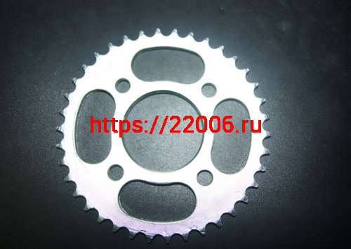 Звезда ведомая 428*38 зубьев CG/CB/FORESTER-125/250 4х63 D58