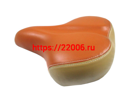 Седло для велосипеда широкое коричневое 3213070 Седло для велосипеда широкое коричневое 3213070