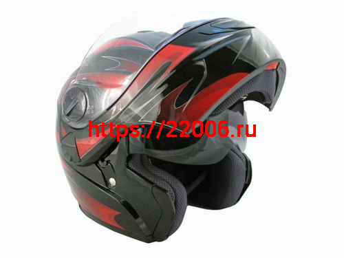 Мотошлем THH T-797 №1 black/ red (XL)