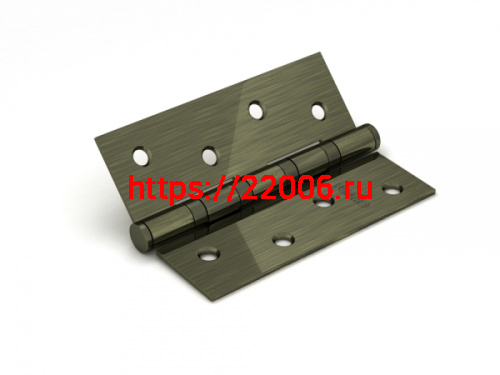 Универсальная петля Fuaro 4BB 100x75x2,5 AB «бронза»