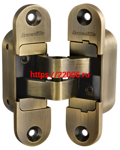 Петля Armadillo (Армадилло) скрытой установки U3D6200R AB правая (Architect 3D-ACH 60) бронза 60 кг