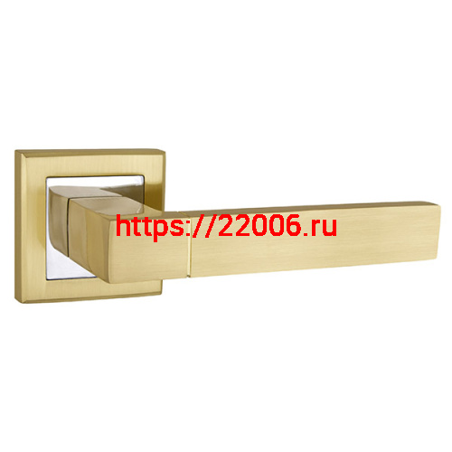 Ручка Punto (Пунто) раздельная STYLE QL SG/CP-4 матовое золото/хром