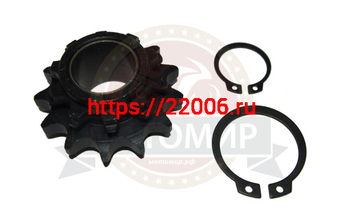 Звезда 13 зуб. (428) цепи, внутрений d22мм, для сцепления со сменными звездами