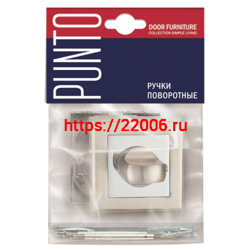 Ручка Punto (Пунто) поворотная BK6.K.QL52 (BK6 QL) BL-24 черный фото 2