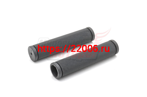 Ручки руля вело 130мм (пара) мелкая точка, черные
