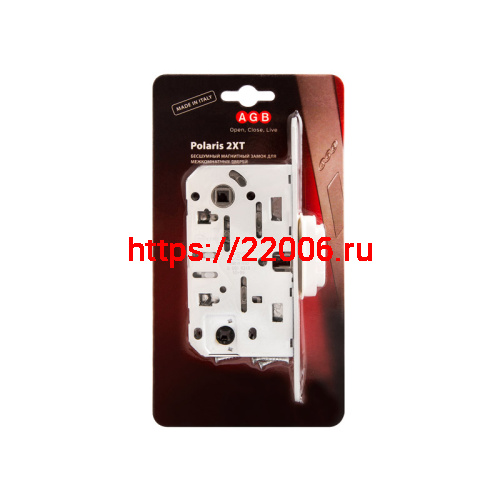 B06102.50.FM.567 AGB (АГБ) Защелка врезная WC (белый) с отв. пл. B02402.05.91 MEDIANA POLARIS фото 3