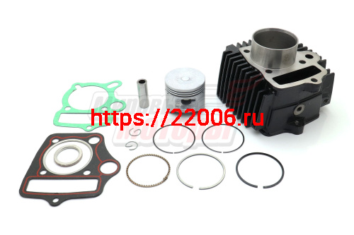 Цилиндр Delta, Zodiak, OB-70 в сборе 50мм (100см3) (Поршн. группа=цилиндр+порш.+палец+кольц.)S.E.E
