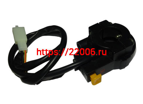 Переключатель "СТОП двигатель" корпус ручки газа (НАБОР)