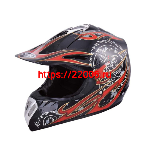 Мотошлем YM-910 дракон (XS)