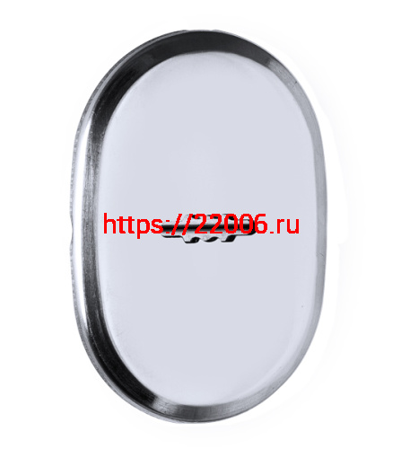 Декоративная Fuaro (Фуаро) накладка ESC 477 (90х65) СP ХРОМ на сувальдный замок с подпружиненными шторками