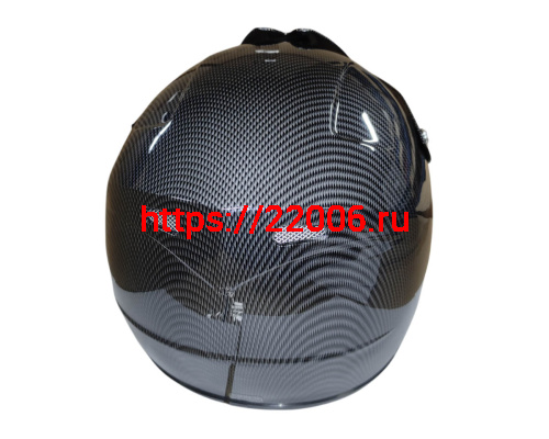 Шлем кроссовый KIRIN QL-B07, карбон, синий, размер S фото 4