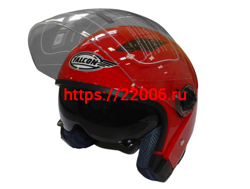 Шлем открытый FALCON XZH208 (Колобок) с забралом, размер XL фото 3