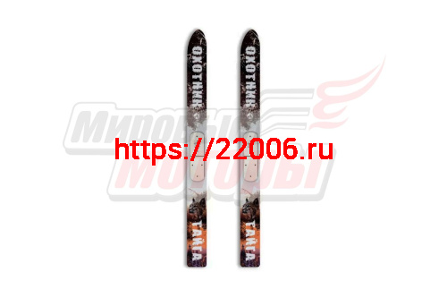 Лыжи охотничьи Тайга (дл. 185см, шир. 15см) белые