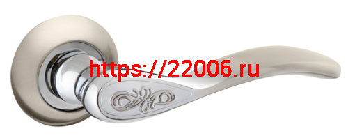 Ручка Fuaro (Фуаро) раздельная ARIA RM SN/CP-3 матовый никель/хром