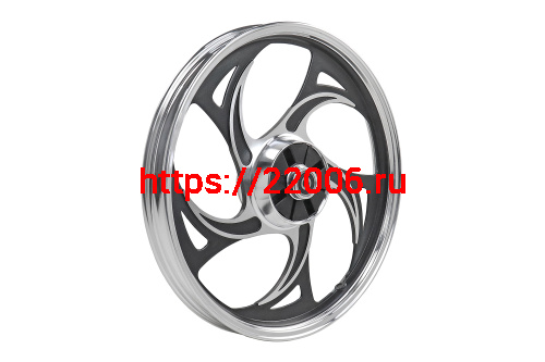 Обод Delta, Zodiak, Alpha, ОВ-70 1,60-17 литой задний 17" ТИП3 (черный) фото 2